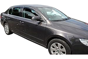 J&J AUTOMOTIVE Derivabrisas para Skoda Superb II 4 puerta Limusina 2008-2014 4 piezas