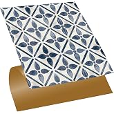 Tink Kendinden Yapışkanlı Serenity Desenli PVC Karo, Yapışkanlı Fayans Kaplama, Fayans &Ccedil;ıkartması, Zemin Duvar Karosu 30x30 c