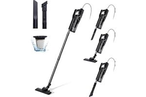 VersLife C8 Aspirapolvere con Filo, Scopa Elettrica con Filo 18000 Pa Aspirazione Potente, Aspirapolvere senza Sacco, Adatto a tutti i tipi dei pavimenti