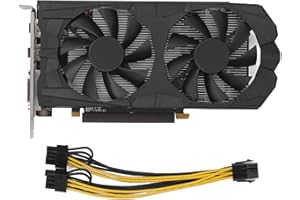 BONKZEBU Scheda Grafica da Gioco, Memoria Multiporta Rtx 3070 da 8 GB, Scheda Grafica per Computer Desktop con Prestazioni Eccellenti e Funzionamento Regolare per 10 Vista (RX5808GD5)