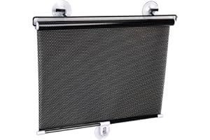 XRDBFD Tende Avvolgibili Oscuranti Senza Foratura,tapparelle Oscuranti Con Ventose Per Finestra Da Tetto,tende a Rullo Parasole Nere a Scomparsa,persiane Temporanee 45x125/58x125cm,40x60cm/16 * 24in