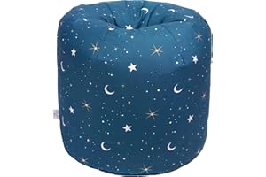 Ready Steady Bed, Poltrona a sacco per bambini, comoda, morbida, sicura, dal design ergonomico, adatta per la stanza dei giochi (chiaro di luna)