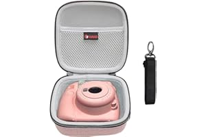 XANAD Hard EVA Case for instax Mini 12 / Mini 11 / Mini 9 Instant Film Camera (Pink)