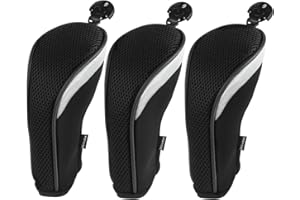Andux Golf Hybrid Club Head Covers with Dial No. Tag Pack of 3
