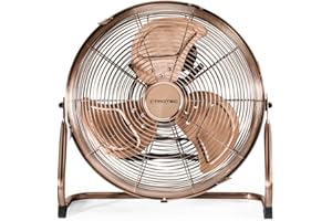 TROTEC Ventilateur TVM 13 cuivre, Ventilateur de plancher, 3 Vitesses, 44W Puissance, Diamètre: 35cm