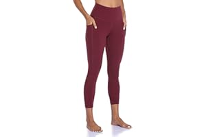 COLORFULKOALA Colofulkoala 7/8 Mallas Deporte de Cintura Alta Mujer con Bolsillos, Leggins Push Up, Fitness Pantalones para Yoga Gym Running Training Pilates