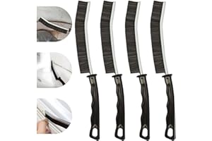 FANGCCC Spaltreinigungsbürste, 4 Stück Crevice Cleaning Brush mit Harten Borsten Multifunktionale Fensterrillen Reinigungsbürste Fugenbürste Set für Küche, Badezimmer, Fensterfugen, Kacheln