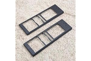 ULEIVA Ersatz Gehäuse 2 Stck Schwarz kompatibel mit AVM FritzFon C5 Oberschale Cover (Schwarz)