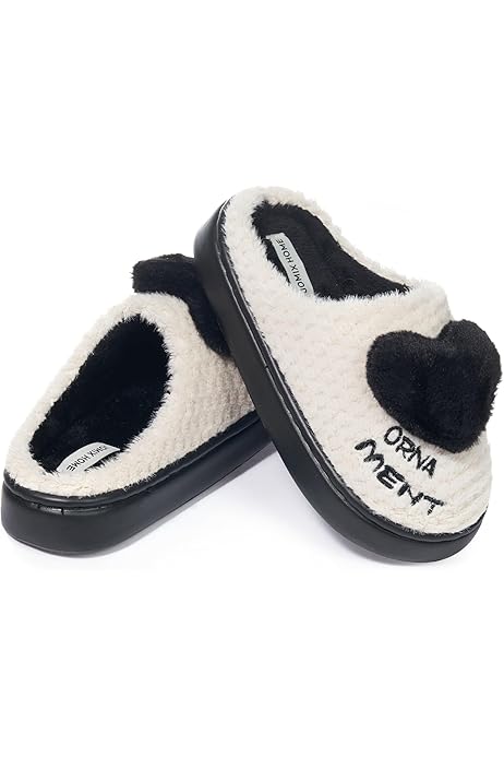 Zapatillas De Casa Con Lazo Y Peluche Para Mujer Invierno Calentitas
