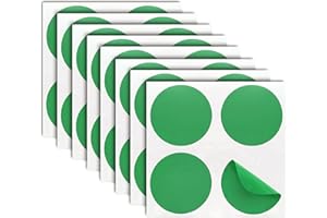 GOYAPRINT Anti-Kollisions-Aufkleber aus Glas, 32 Kreise, Vinyl, stoßfest, für Menschen und Vögel, für Schaufenster, 5,5 cm, Grün