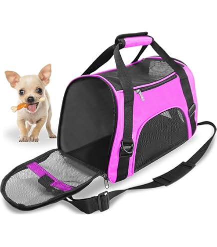 Borsa Trasportino Per Animali Domestici - Tessuto Morbido Per Gatti E Cani Piccoli, 3 Misure - Foto 2