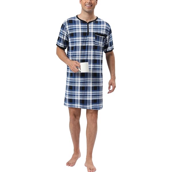 Camicia notte spalla larga jersey - E2079 - Vanità Corredi
