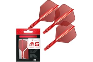 Target Darts K Flex zintegrowane loty i trzonki do rzutek, nr 6, opakowanie 3 K-Flex - nr 6, Kflex All In One Formowane lotki i trzonki do rzutek: krótkie, średnie i średnie | Profesjonalne akcesoria