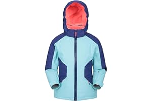 Mountain Warehouse Chaqueta de esquí Impermeable Snowbird para niños - Transpirable y con faldón paranieves Ajustable - para Snowboard, Invierno