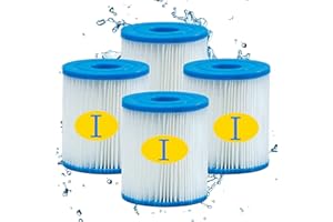 CXYXHW Cartucho de Filtro de Piscina Tipo I, para Bestway 58093 Cartucho de Filtro, para Whrlpoo, Accesorios para Piscinas inflables (4)