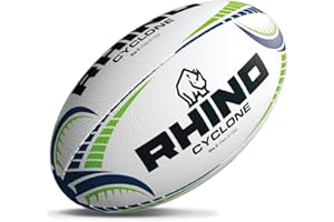 RHINO Cyclone Rugby Sports Hand Stitched 3D Grip Match Training Ball Size 3-5