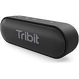 Tribit[Upgraded Version] XSound Go 16W 5.0 Bluetooth Speaker with Loud Sound & Rich Bass, 24H Playtime, IPX7 Waterproof, Wire