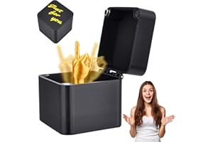 Vibbang Coffret Cadeau Surprise du Majeur, Coffret Cadeau du Majeur, Majeur dans Une Boîte, Cadeau Pop-Up Surprise pour Adultes, pour Bureau, Décoration De Bureau, Décoration d'Intérieur (A)