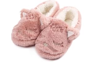 Caramella Bubble Fox Fleece Slippers Winter Wool Furry Plush Indoor/Outdoor Slippers