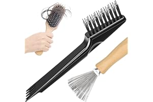 LUCKYKODOR 2 Stück Bürstenreiniger Haarbürsten Reiniger Werkzeug Kamm Reinigungsbürste Mini Haarbürsten Entferner Hair Brush Cleaner zum Entfernen von Haarstaub für Heim und Salongebrauch