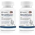 Trexgenics SmartVision Advanced Eye Care Multivitamin with Lutein, Zeaxanthin, Bilberry, Green Tea, Vitamin A, D, E, C, B-Complex and Minerals One-a-Day Formula -60 Veg. Capsules -Pack of 2