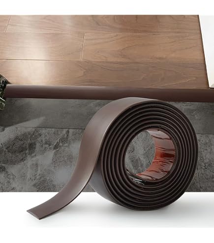 Profilo dei bordi del tappeto, autoadesivo, strisce flessibili di transizione in PVC, contorno tagliabile, adatto per il fissaggio di tappeti a pavimenti in piastrelle o PVC (grigio scuro) (5 m Profilo dei bordi del tappeto, autoadesivo, strisce flessibili di transizione in PVC, contorno tagliabile, adatto per il fissaggio di tappeti a pavimenti in piastrelle o PVC (grigio scuro) (5 m