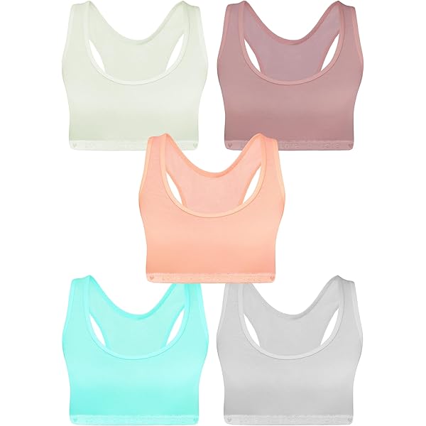 Crop Top Brassière Sport Fille Soutien-Gorge De Sport Sans