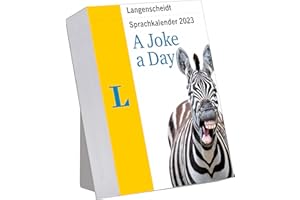 LANGENSCHEIDT BEI PONS Langenscheidt Sprachkalender A Joke a Day 2023: Tagesabreißkalender zum Englisch Lernen mit Humor