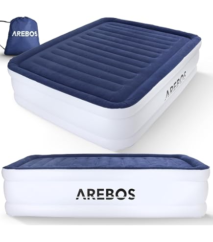 Blackace Matelas Gonflable Avec Pompe Intégrée - Autogonflage 3 Min, Tissu Floqué, 99x195cm