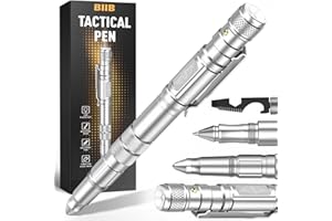 BIIB Geschenke für Männer, Multitool Pen mit LED Gadgets, Adventskalender Füllung Männer Weihnachtsgeschenke, Männergeschenke Geburtstagsgeschenk Papa Geschenk Weihnachten, Feuerwehr Geschenke