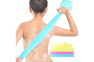 QIANYU 3 paños exfoliantes coreanos, toalla de luffa, esponja de luffa, esponja japonesa, para eliminar la piel muerta