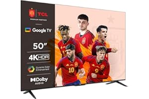 TCL 50P639 Téléviseur LED 50 Pouces UHD 4K Google TV