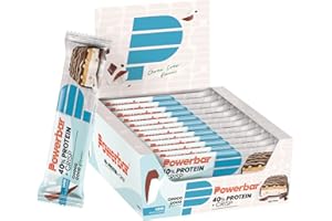 Powerbar 40% Protein Plus Crisp Choco Coco 12x40g - Barre hyperprotéinée et peu sucrée