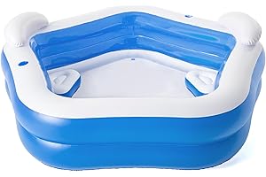 Bestway ® Piscine familiale « Fun » 213 x 206 x 69 cm