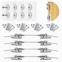 Kippsicherung Möbel Set - 12 Paar Wandanker Ohne Bohren Für Schrank & Regal