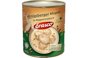 Erasco 6 Königsberger Klopse i. Kapernsauce (1 x 800 g Dose)