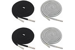 QNENEAM 4 Pcs Waist Drawstring Cords, Trouser Tracksuit Drawstrings Replacement Universal Cords, 135cm Long, Encrypted Cotton Rope with Metal Tips, Ideal for Hoodies, Sweatpants, Jackets & Bags