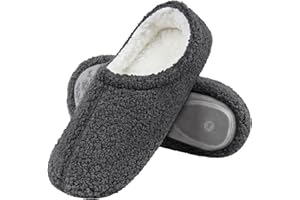 WOSTOCK Pantuflas de invierno para mujer, con forro polar polar, el mejor regalo para las mujeres