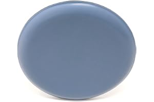 Adsamm® / 4 x Patins en PTFE / bleu-gris / Ø 70 mm / rond / Glisseurs autocollants PTFE / patins glisseurs auto-adhésif qualité premium