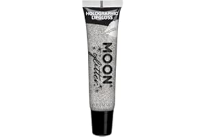 Moon Glitter – Lucidalabbra olografico glitteroso - 15ml - Argento