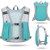 Hydration Vest for Running, Ultralight Trail Backpack with Mobile Pocket and Reflective Straps, Unisex for Men and Women, Out