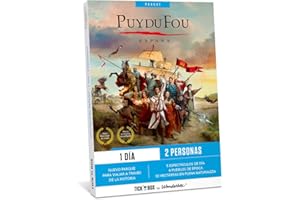 Tick&Box - Caja Regalo - PUY du FOU España - Entrada de 1 Día para 2 Personas - Ven y viaja a través de la Historia - Regalos Originales para Mujer y Hombre - Válido Durante 2 años