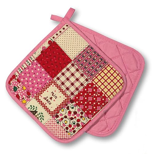 Topflappen Patchwork 2er-Set, bis 250 °C