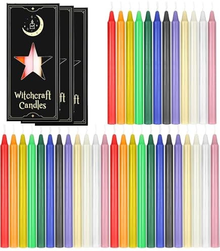 12 Candele Coniche Colorate 25,4 Cm – Antigoccia, Non Profumate, Per Atmosfera Religiosa, Decorazioni Natalizie E Festività - 2