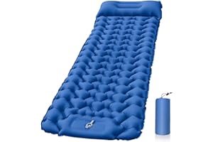 Gipfelfreund Aircoz Materassino Original - Matelasso Gonfiabile 3 in 1, Materassino campeggio – Attrezzatura da Campeggio Resistente e Leggera