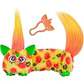 FURBY DJ Furblets Pepp-Oh-Roni Mini Elektronik Peluş Oyuncak, Komik Gerilebilir Ses Efektleri ve M&uuml;zik, Furbish, Pizza Renkle