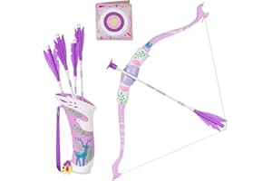 Disney Store Official Rapunzel Bow and Arrow Set, Tangled, Princess Kids Activity Toy Includes Bow, Quiver and Five Suction Tipped Arrows