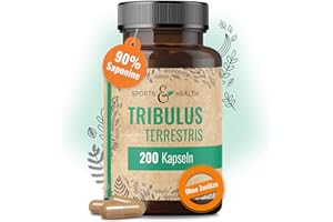 ‎CDF SPORTS & HEALTH SOLUTIONS Tribulus Terrestris – 200 Kapseln – 90% Saponine – Vegan – Frei von Zusatzstoffen