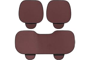 ‎NZDFH NZDFH 3er Set Autositzkissen aus Eisseide, Autositzbezüge Auto Zubehör Innenraum Autositzschoner, Autositzkissen, Kühles Kissen, Hundedecke Auto Rückbank, für Auto, LKW, SUV, Braun