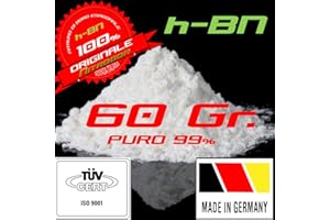 NITROBOR h-BN Trattamento antiattrito Olio Motore Permanente Nitruro di Boro Esagonale Ricostruente e Anti attrito (60 Gr.)